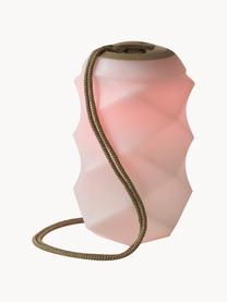 Mobile dimmbare LED-Hängeleuchte Bita mit Farbwechsel und Fernbedienung, Weiß, Beige, Ø 18 x H 30 cm