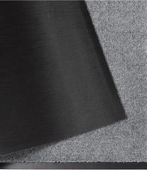 Polyamid-Fußmatte Milo, Vorderseite: Polyamid, Rückseite: Gummi, Grau, 39 x 58 cm