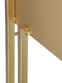 Metall-Standregal Talme in Goldfarben, Metall, beschichtet, Goldfarben, 70 x 60 cm