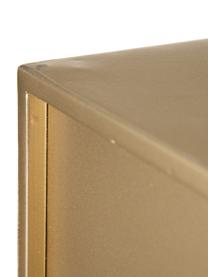 Metall-Standregal Talme in Goldfarben, Metall, beschichtet, Goldfarben, 70 x 60 cm