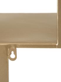 Metall-Standregal Talme in Goldfarben, Metall, beschichtet, Goldfarben, 70 x 60 cm