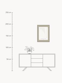 Gerahmter Digitaldruck Growing, handgefertigt, Rahmen: Mitteldichte Holzfaserpla, Beigetöne, Weiss, B 53 x H 73 cm