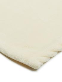 Manta suave Doudou, 100% poliéster, Blanco crema, An 130 x L 160 cm