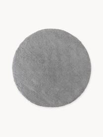 Tapis rond moelleux Leighton, Gris, Ø 120 cm (taille S)