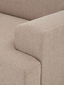 Sofa Melva (2-osobowa), Tapicerka: 100% poliester Dzięki tka, Stelaż: lite drewno sosnowe, cert, Nogi: tworzywo sztuczne, Nugatowa tkanina, S 198 x G 101 cm