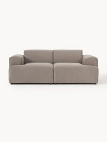 Sofa Melva (2-Sitzer), Bezug: 100% Polyester Der hochwe, Gestell: Massives Kiefernholz, Spa, Webstoff Taupe, B 198 x T 101 cm