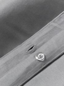Katoensatijnen kussenhoes Comfort, Weeftechniek: satijn Draaddichtheid 300, Grijs, B 60 x L 70 cm