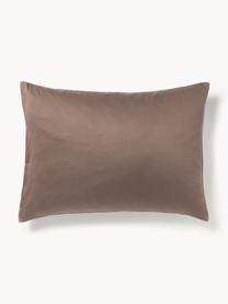 Funda de almohada de satén Comfort, Marrón oscuro, An 45 x L 110 cm