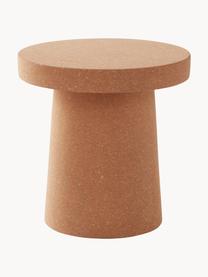 Kulatý odkládací stolek Iverness, Korek, Světle hnědá, Ø 35 cm, V 36 cm