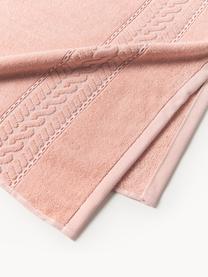 Handtuch Cordelia, in verschiedenen Grössen, 100 % Baumwolle, Peach, Handtuch, B 50 x L 100 cm, 2 Stück