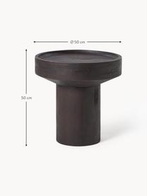 Table d'appoint ronde en manguier Benno, Bois de manguier massif, laqué

Ce produit est fabriqué à partir de bois certifié FSC® issu d'une exploitation durable, Manguier brun foncé laqué, Ø 50 x haut. 50 cm