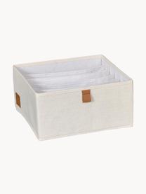 Úložné boxy Premium, 2 ks, Světle béžová, hnědá, Š 30 cm, H 30 cm