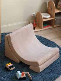 Ręcznie wykonany fotel ze sztruksu dla dzieci Moon, 3 elem., Tapicerka: sztruks (100% poliester) , Jasnobeżowy sztruks, S 55 x G 80 cm