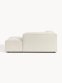 Chaise longue hoekmodule Lennon, Bekleding: 100% polyester De slijtva, Frame: massief grenenhout, multi, Poten: kunststof Dit product is , Geweven stof gebroken wit, B 119 x D 180 cm, hoekdeel links