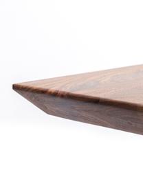 Tavolo in legno di noce Downtown, Gambe: acciaio verniciato a polv, Legno di noce, Larg. 180 x Prof. 90 cm
