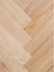 Komoda z litego drewna jesionowego Leif, Korpus: lite drewno jesionowe, la, Nogi: metal malowany proszkowo, Drewno jesionowe, S 177 x W 75 cm