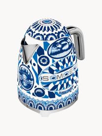 Wasserkocher Dolce & Gabbana - Blue Mediterraneo, Edelstahl, lackiert, Blau, Weiß, glänzend, 1.7 L