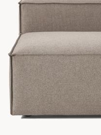 Middelste module Lennon, Bekleding: 100% polyester De slijtva, Frame: massief grenenhout, multi, Poten: kunststof Dit product is , Geweven stof taupe, B 89 x D 119 cm