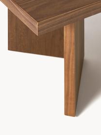 Tavolino da salotto in legno Toni, Pannello MDF (fibra a media densità), finitura in legno di noce laccato, Legno di noce, Larg. 100 x Prof. 55 cm