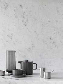 Teiera in ceramica color grigio scuro opaco/lucido Pilar, 1 L, Ceramica, Grigio scuro, 1 L