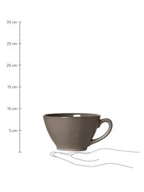 XL-Tasse Constance im Landhaus Style, Steingut, Braun, Ø 15 x H 9 cm, 500 ml