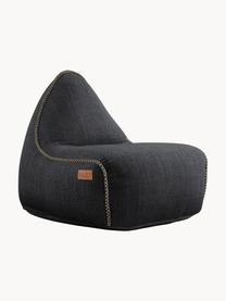 Fauteuil de jardin Cobana, Tissu anthracite, larg. 80 x prof. 96 cm