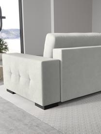 Sofa rozkładana z aksamitu Uvite (3-osobowa), Srebrnoszary, S 250 x G 106 cm