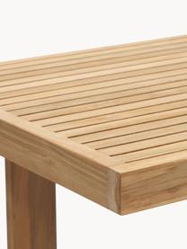 Hoge tafel Canadell van teakhout, H 105 cm, 100% teakhout, Teakhout, B 140 x D 70 cm