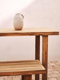 Table de jardin en teck recyclé Canadell, 140 x 70 cm, 100 % bois de teck, Teck, larg. 140 x prof. 70 cm