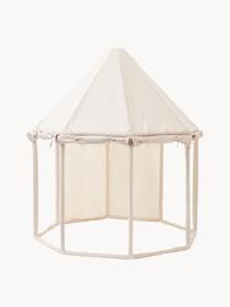 Maison de jeu en coton bio Pavilion, Blanc cassé, Ø 122 x haut. 142 cm