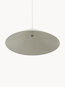 Grote hanglamp Alia van metaal, Lampenkap: gecoat metaal, Wit, Ø 70 x H 32 cm