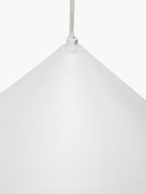 Grande suspension en métal Alia, Blanc, Ø 70 x haut. 32 cm