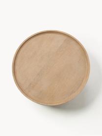 Table basse ronde en manguier Benno, Bois de manguier massif, MDF, laqué

Ce produit est fabriqué à partir de bois certifié FSC® issu d'une exploitation durable, Manguier clair laqué, Ø 80 cm