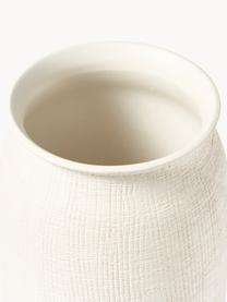 Vaso decorativo Benedita, alt. 33 cm, Gres, Bianco latte, Ø 15 x Alt. 33 cm