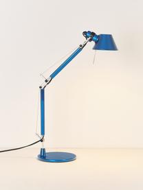 Nastaviteľná stolová lampa Tolomeo Micro, Modrá, Š 45 x V 37-73 cm