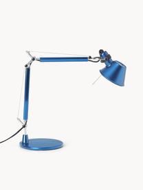 Nastaviteľná stolová lampa Tolomeo Micro, Modrá, Š 45 x V 37-73 cm