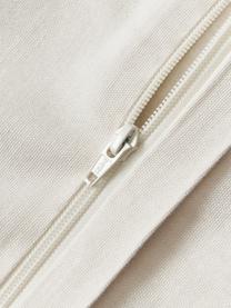Copricuscino tessuto a mano Laine, Retro: 100% cotone, Beige chiaro, beige, Larg. 45 x Lung. 45 cm