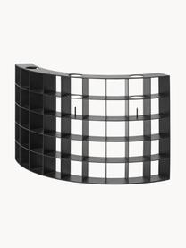 Kerzenhalter Mesh, Stahl, Pulverbeschichtet, Schwarz, B 28 x H 17 cm