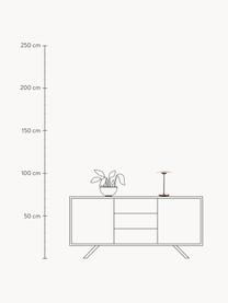 Mobile LED-Tischlampe Ginger, dimmbar, Helles Holz, Weiss, Schwarz, Ø 20 x H 30 cm