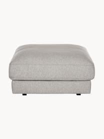 Sofa-Hocker Tribeca, Bezug: 100 % Polyester Der hochw, Gestell: Massives Kiefernholz, Webstoff Hellgrau, B 80 x T 80 cm