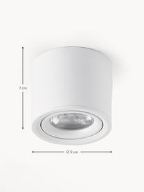 LED-Deckenspot Alivia, Metall, pulverbeschichtet, Weiss, Ø 9 x H 7 cm