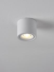 LED plafondspot Alivia, Gepoedercoat metaal, Wit, Ø 9  x H 7 cm