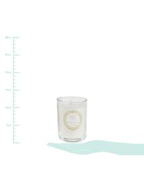Duftkerze White Marble (Mimose & Rose), Behälter: Glas, Behälter: Transparent Wachs: Weiss, Ø 9 x H 12 cm