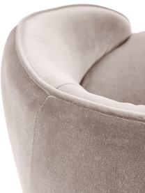 Samt-Kindersofa Austin Mini, Bezug: Samt (90 % Baumwolle, 10 , Gestell: Kiefernholz, Sperrholz, Samt Beige, B 133 x T 50 cm