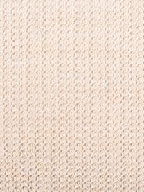 Housse de coussin 45x45 jute Tally, Blanc, beige