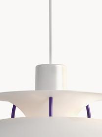 Lámpara de techo PH 5, tamaños diferentes, Cable: cubierto en tela, Blanco, azul real, Ø 50 x Al 27 cm