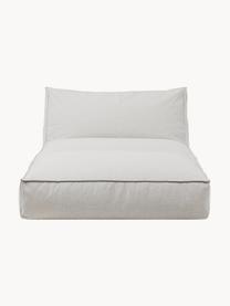 Zewnętrzne łóżko dzienne Stay, Tapicerka: 100% poliester odporny na, Jasnoszara tkanina, S 116 x G 190 cm