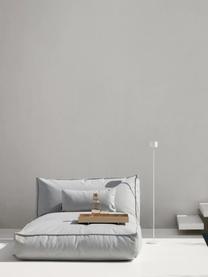 Canapé lounge d'extérieur Stay, réglable, Tissu gris clair, larg. 116 x prof. 190 cm