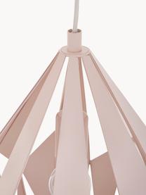 Lampada a sospensione stile nordico Carlton, Paralume: acciaio verniciato, Baldacchino: acciaio verniciato, Rosa chiaro, Ø 31 x Alt. 40 cm