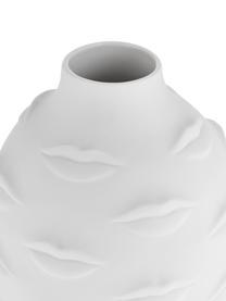 Jarrón de porcelana de diseño Gala, Porcelana, Blanco, Ø 15 x Al 25 cm